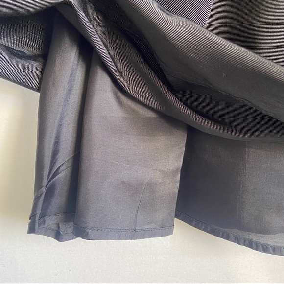 ELIZA J • Little Black Lace Dress LBD Eyelash Half Sleeve Midi Formal Chic 2 - Picture 8 of 11